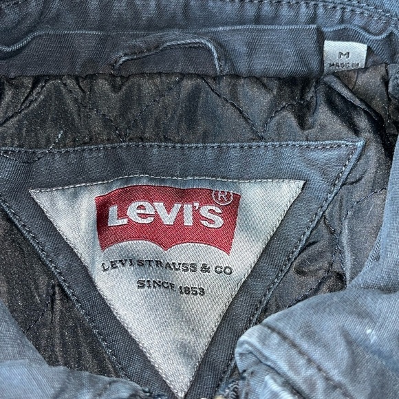 Levi’s navy blue canvas jacket size M - Picture 4 of 8